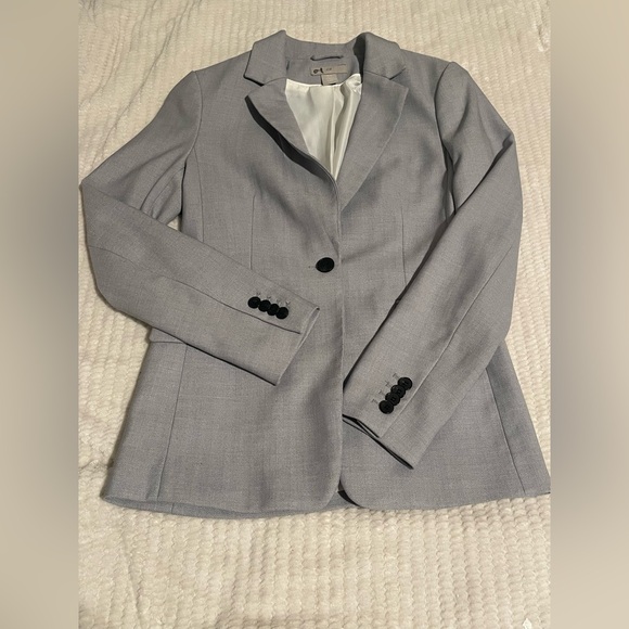 H&M Light Gray Women's Blazer - Picture 1 of 6